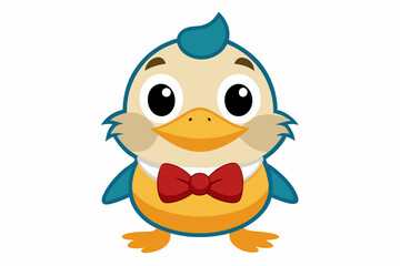 Adorable and colorful cute animal vector illustration perfect for children's books, nursery decor, educational materials, stickers, greeting cards, and cartoon-themed designs. Features charming animal