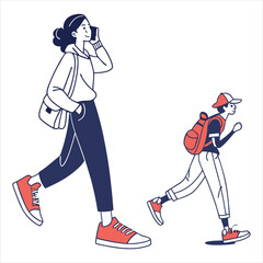 Obraz premium Flat vector design