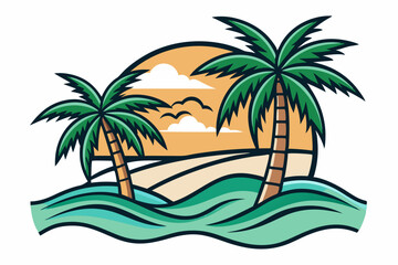 Beautiful and versatile nature vector illustration featuring elements like trees, mountains, leaves, rivers, and landscapes. Ideal for eco-friendly designs,