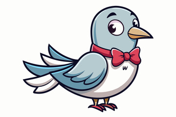 Adorable and charming cute animal vector illustration perfect for children’s designs, nursery decor, storybooks, educational materials, kids' clothing, and digital content. This high-quality, cartoon-