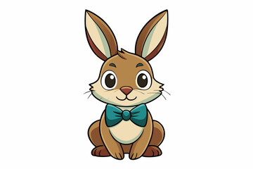 Adorable and charming cute animal vector illustration perfect for children’s designs, nursery decor, storybooks, educational materials, kids' clothing, and digital content. This high-quality, cartoon-