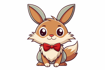Adorable and charming cute animal vector illustration perfect for children’s designs, nursery decor, storybooks, educational materials, kids' clothing, and digital content. This high-quality, cartoon-