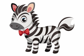 Adorable and colorful cute animal vector illustration perfect for children's books, nursery decor, educational materials, stickers, greeting cards, and cartoon-themed designs. Features charming animal