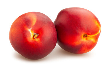 nectarine path isolated on white