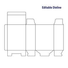 box dieline, packaging dieline, die-line design, die-line template