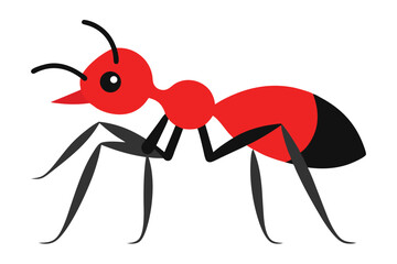 a-ant-vector-art-illustriton-white-baground.eps
