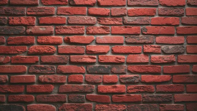 textured backdrop of weathered red brick wall