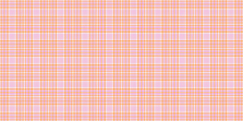 Post vector seamless tartan, fancy texture textile pattern. Harmony fabric check background plaid in light and orange colors.