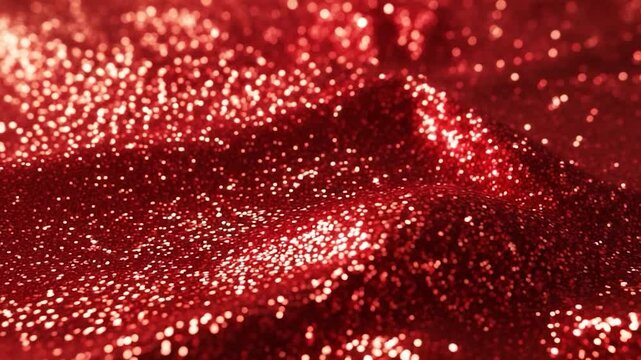 Texture background wallpaper of red glitter foamiran paper