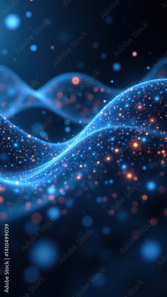 Poster a visually stunning representation of glp1 molecular structure set against a backdrop of abstract co