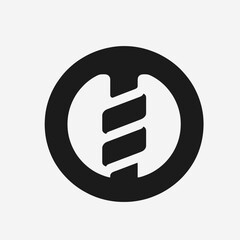 Screw Head Silhouettes in black on a white background