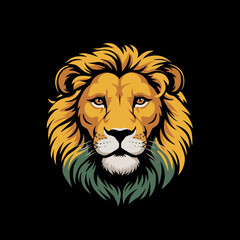 lion head vector