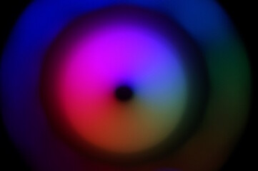 Abstract colored background. A circle of light.
