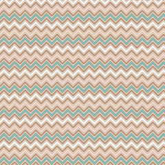 Colorful Zigzag chevron pattern, stripe pattern, small corners at variable angles between two parallel lines jagged and fairly regular, a decorative pattern used in fabrics, floors and paneled wood.