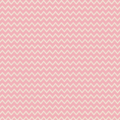 Pink Zigzag chevron pattern, stripe pattern, small corners at variable angles between two parallel lines jagged and fairly regular, a decorative pattern used in fabrics, floors and paneled wood.