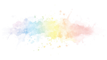 watercolor vector on white background.
