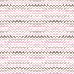 Pink Zigzag chevron pattern, stripe pattern, small corners at variable angles between two parallel lines jagged and fairly regular, a decorative pattern used in fabrics, floors and paneled wood.