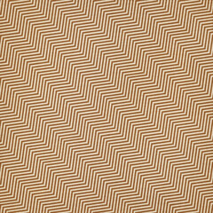 Brown Zigzag chevron pattern, stripe pattern, small corners at variable angles between two parallel lines jagged and fairly regular, a decorative pattern used in fabrics, floors and paneled wood.