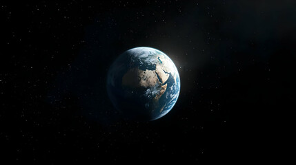 Fototapeta premium Earth Planet View From Space