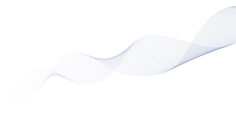 abstract purple wave line background on white background.	