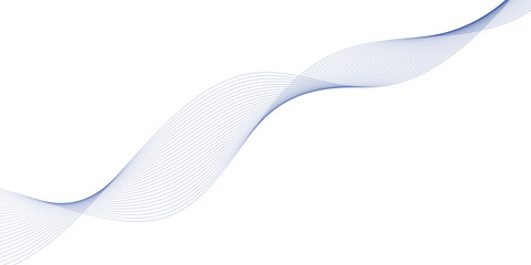 abstract purple wave line background on white background.	