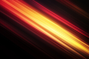 Obraz premium Fiery streaks of sunset, a vibrant burst of energy and light across a dark canvas, creating a dynamic and powerful visual.