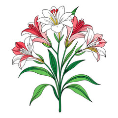  Elegant Alstroemeria Flower Bouquet Design