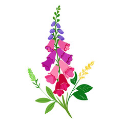  Stunning Canary Island Foxglove Bouquet Art © Asif Al Akram