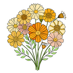  Elegant Coreopsis Bouquet Floral Design