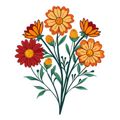  Stylish Coreopsis Flower Bouquet Design