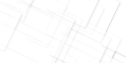 Modern white and gray technology concept diamond triangle geometric line background.  Abstract white background with texture pattern, layered geometric triangle shapes, white and grey glossy squares, 