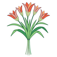  Lovely Grass Lily Bouquet Floral Design