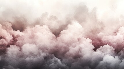 Muted hues of cloudscapes in a soft palette.
