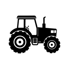 Tractor Silhouette vector illustration