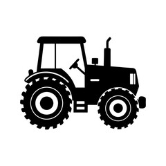 Tractor Silhouette vector illustration