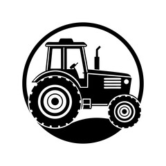 Tractor Silhouette vector illustration