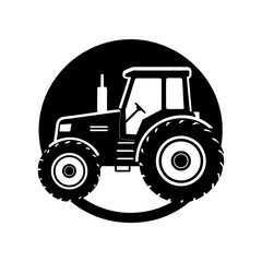 Tractor Silhouette vector illustration