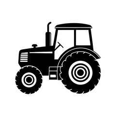 Tractor Silhouette vector illustration
