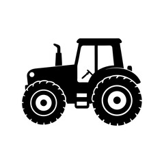 Tractor Silhouette vector illustration