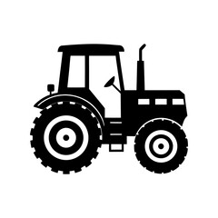 Tractor Silhouette vector illustration