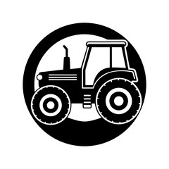 Tractor Silhouette vector illustration