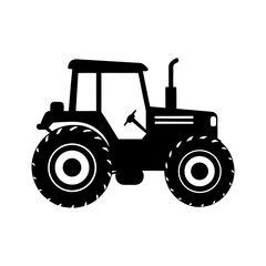 Tractor Silhouette vector illustration