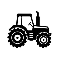 Tractor Silhouette vector illustration