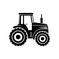 Tractor Silhouette vector illustration