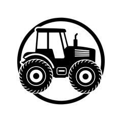 Tractor Silhouette vector illustration