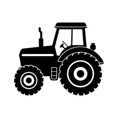 Tractor Silhouette vector illustration