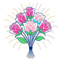  Radiant Luminescent Bouquet Flower Design