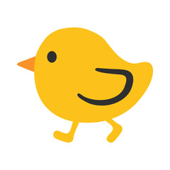 Baby chick illustration, clipart, isolated on white background