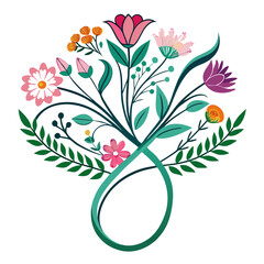  Lovely Nature's Infinity Flowers Bouquet