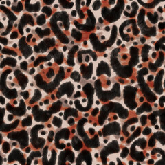 Endless pattern with stylized animalistic texture. Print for womenswear, menswear, interiors, home textile, stationary, swimwear	